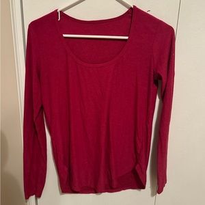 Beyond yoga Spacedye pink scoop top